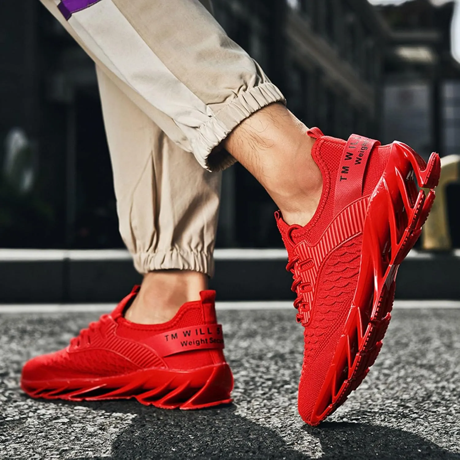 Sneakers Height Boosting Shoes for Men Walking Shoes Comfort Non Slip Breathable Knit Slip On Sneaker Laces for Men