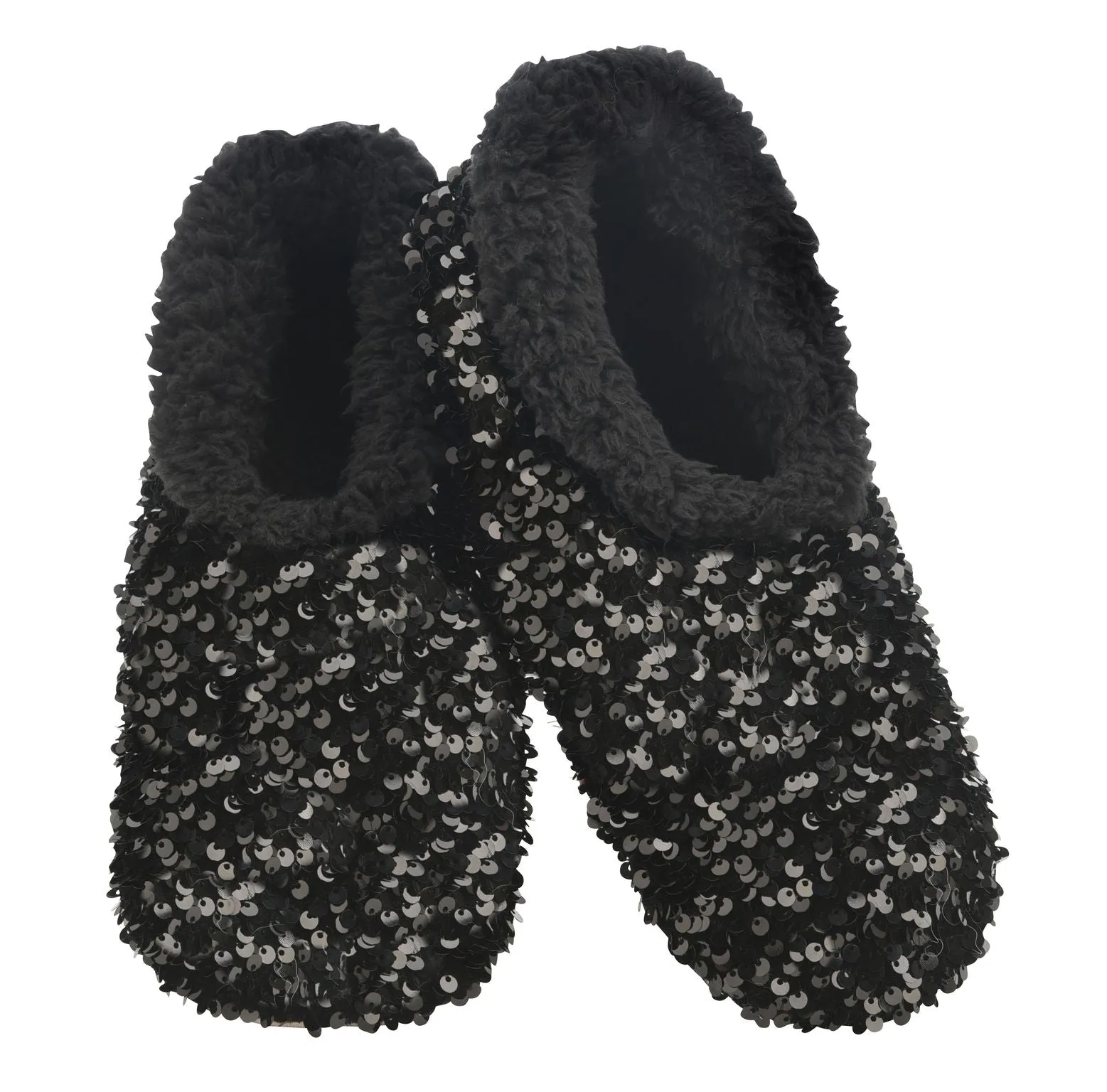 Snoozies Classic Style Slipper | Black Glam