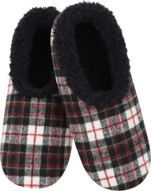 Snoozies Mens Slippers - House Slippers for Men - PLAID