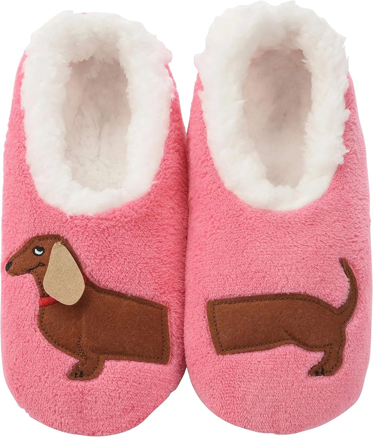 Snoozies Pairable Slipper Socks - Funny House Slippers for Women, Non-Slip Fuzzy Slipper Socks