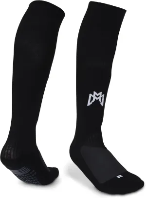 Soccer Grip Socks with Built in Shin Guards, Metatarsal Pad for Foot Protection - For Players with Shoe Size 6 
