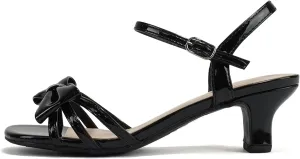Soda Girly-2 Children's Girl's Open Toe Slingback Block High Heel Sandals