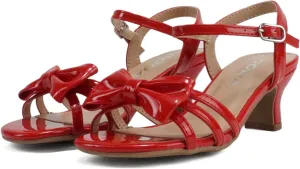 Soda Girly-2 Children's Girl's Open Toe Slingback Block High Heel Sandals