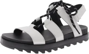 Sorel Roaming Lace Sandals for Women - Leather Upper, Lace-Up Closure, and Open Toe