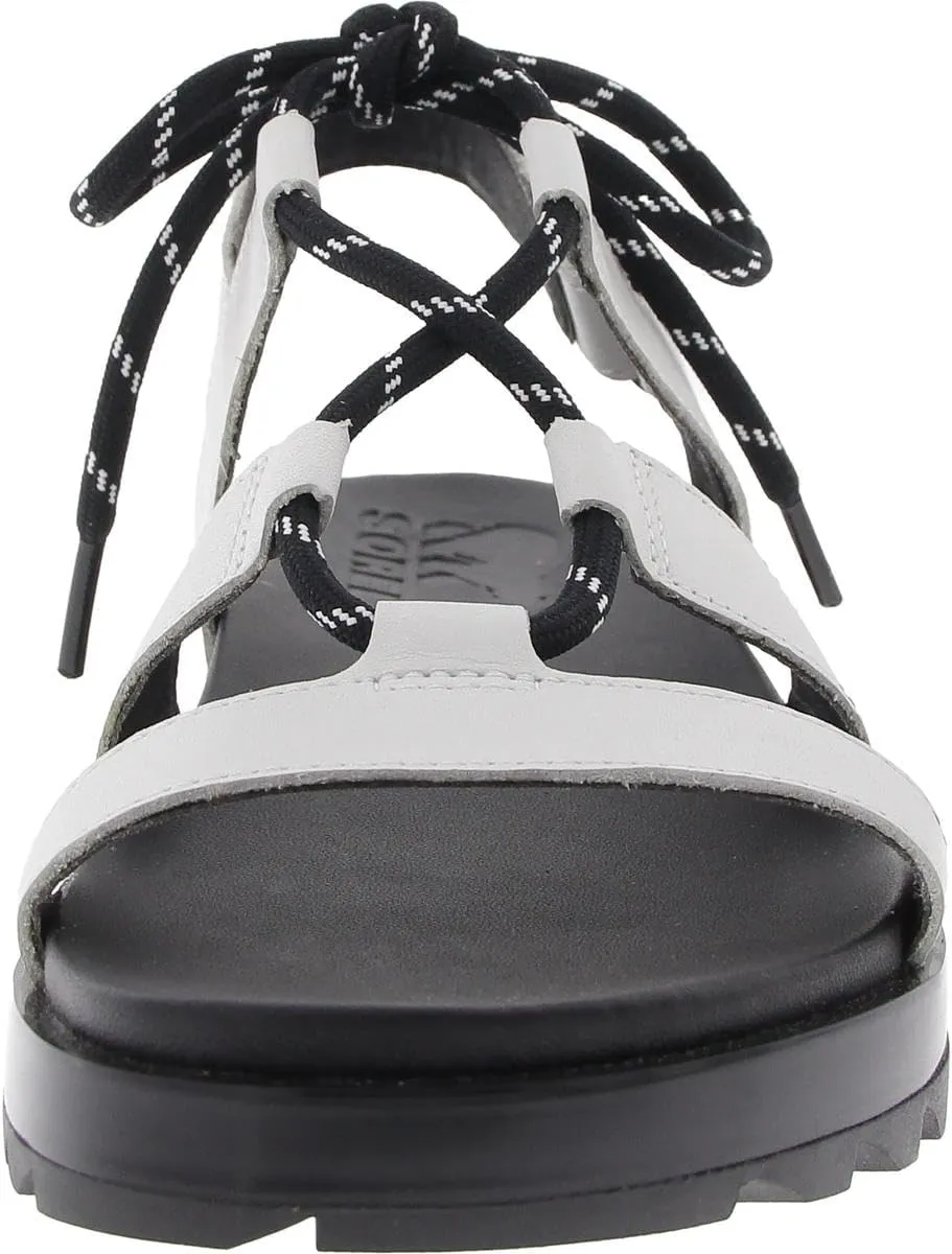 Sorel Roaming Lace Sandals for Women - Leather Upper, Lace-Up Closure, and Open Toe
