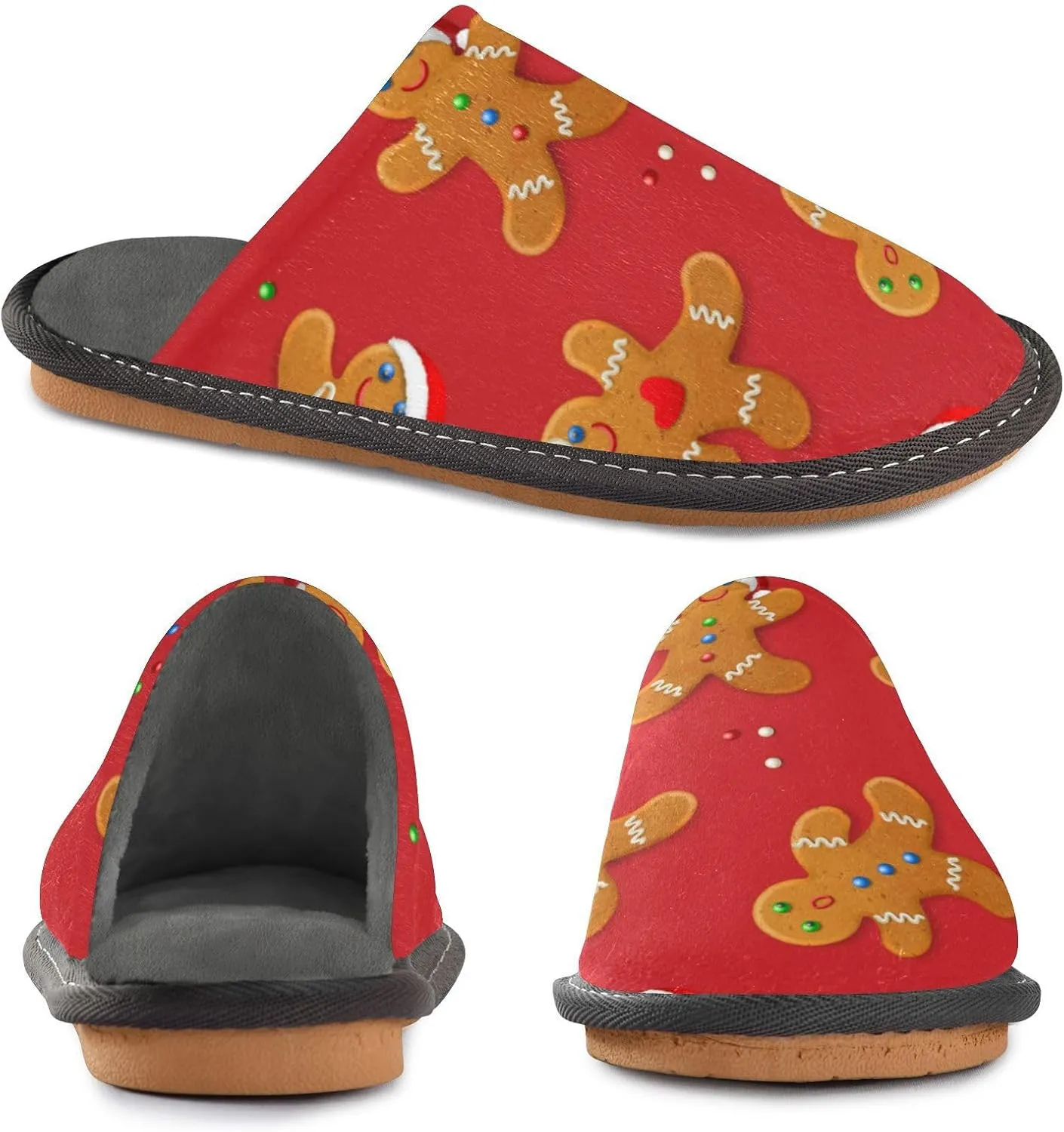 Spa Slippers Indoor House Fuzzy Slippers Soft Memory Foam Non-Slip Home Slipper Winter Shoes For Bedroom Hotel Travel 4-11