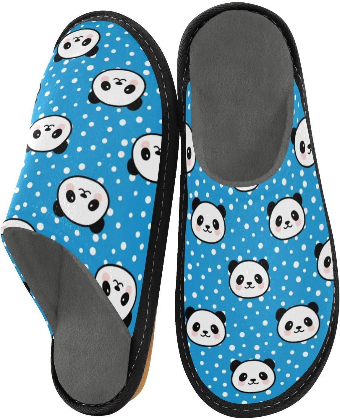 Spa Slippers Indoor House Fuzzy Slippers Soft Memory Foam Non-Slip Home Slipper Winter Shoes For Bedroom Hotel Travel 4-11