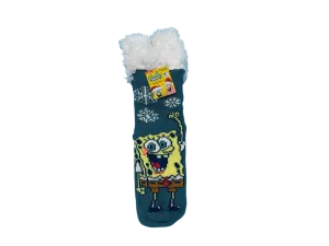 Spongebob Squarepants Slipper Socks - Shoe Size 4-10