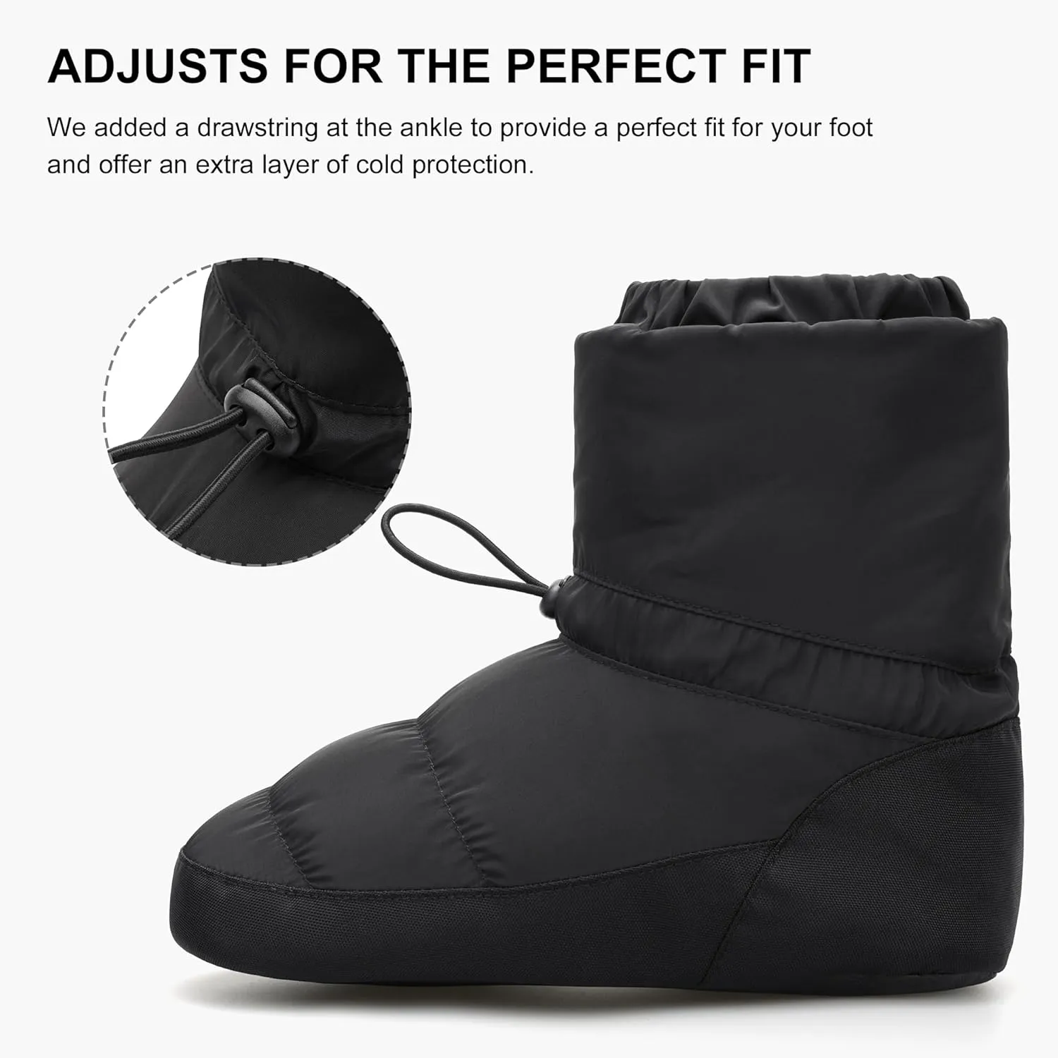 Stelle Girls Ballet Warm Up Booties Dance Slipper Boots Ballerina Elastic Shoes
