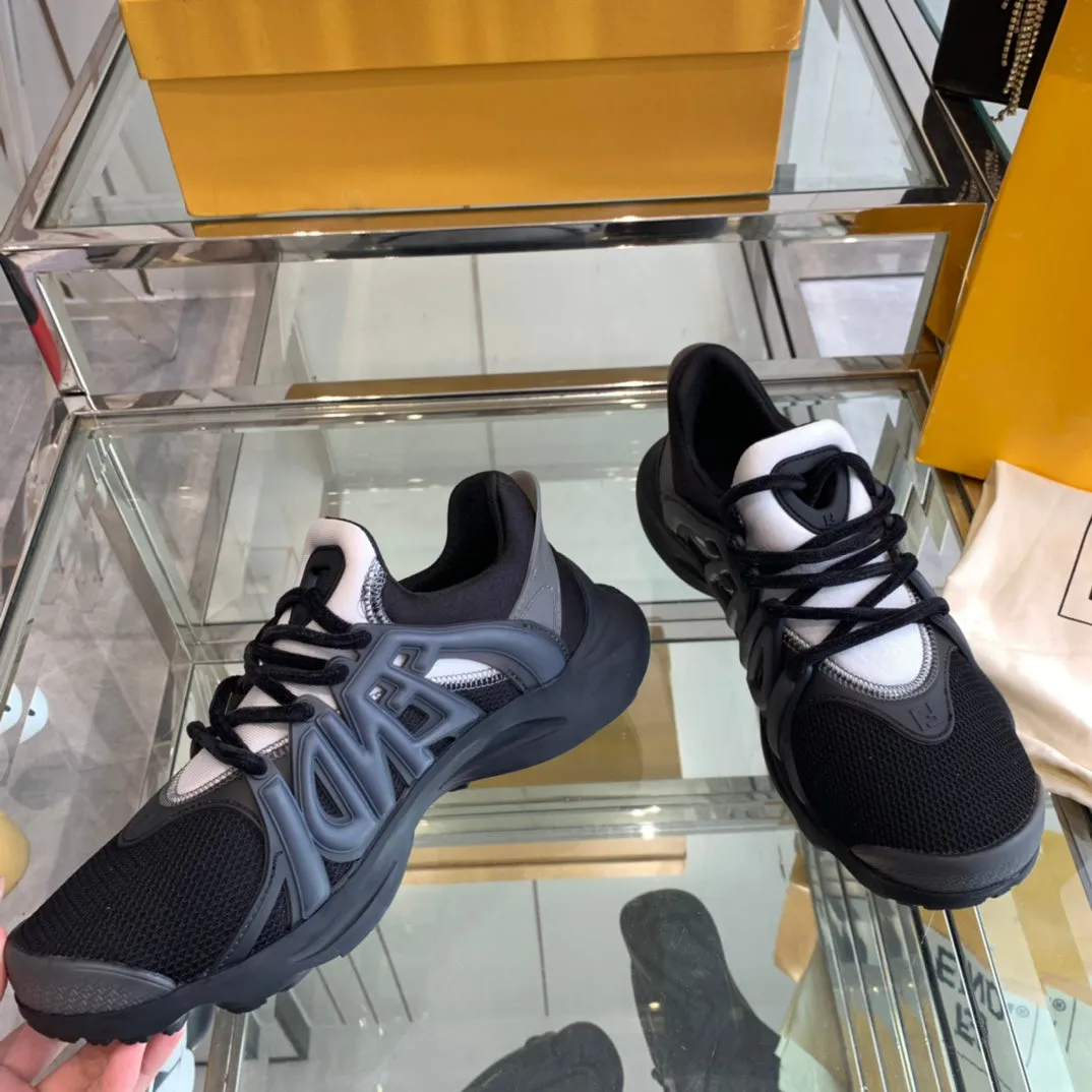 TAG Reduced-rate FENDI High-tech FENDI SNEAKER AND RUBBER IN BLACK MESH