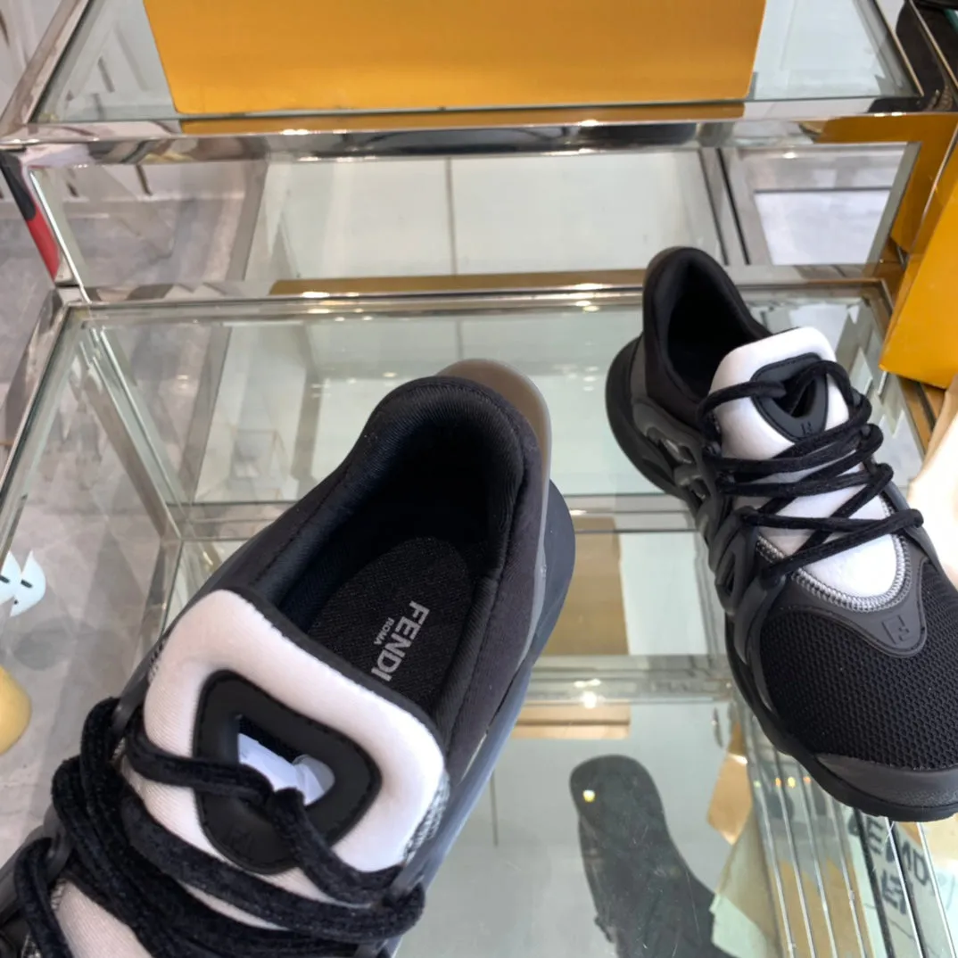 TAG Reduced-rate FENDI High-tech FENDI SNEAKER AND RUBBER IN BLACK MESH