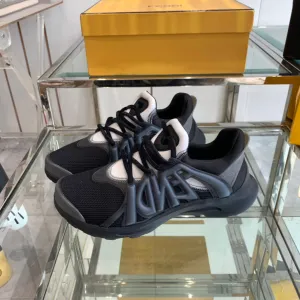 TAG Reduced-rate FENDI High-tech FENDI SNEAKER AND RUBBER IN BLACK MESH