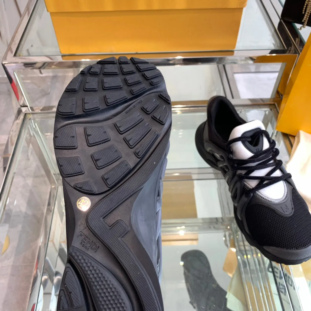 TAG Reduced-rate FENDI High-tech FENDI SNEAKER AND RUBBER IN BLACK MESH