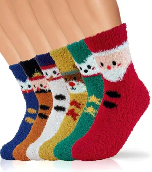 TEHOOK Warm & Cozy Gifts for Women, Fluffy Fuzzy Sock, Plush Sleeping Slipper Socks - Soft Warm Fabric