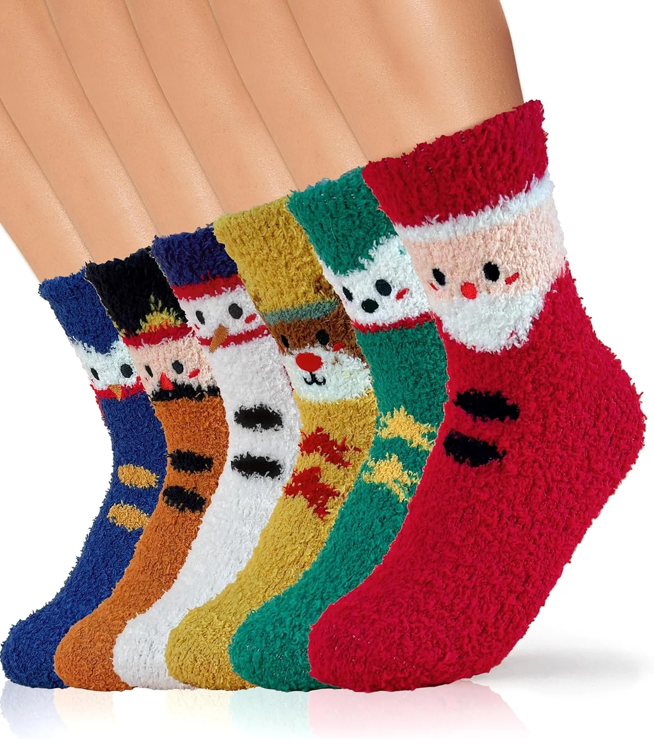 TEHOOK Warm & Cozy Gifts for Women, Fluffy Fuzzy Sock, Plush Sleeping Slipper Socks - Soft Warm Fabric