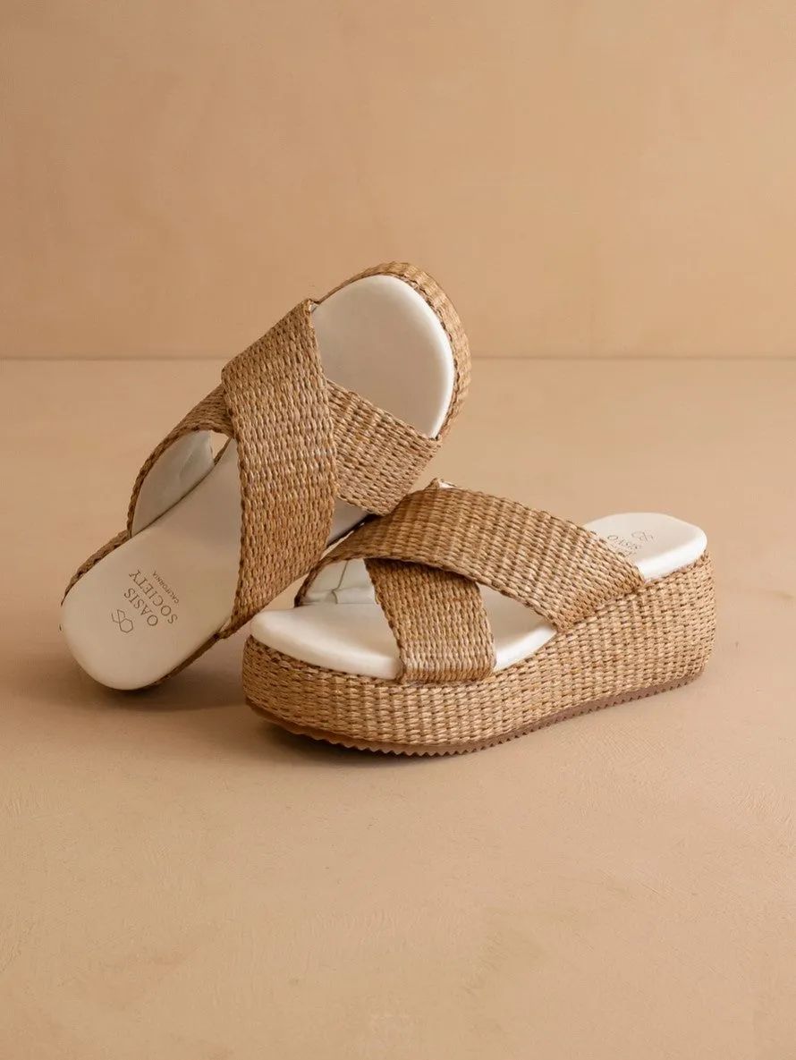 The Fresno Woven Platform Sandal