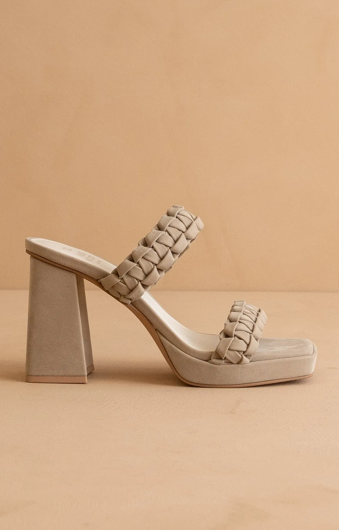 The Zenda - Braided Platform Party Heels