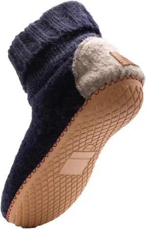 Tibetan Socks Handmade Wool Felt Slipper Shoe with Memory Foam and Rubber Sole