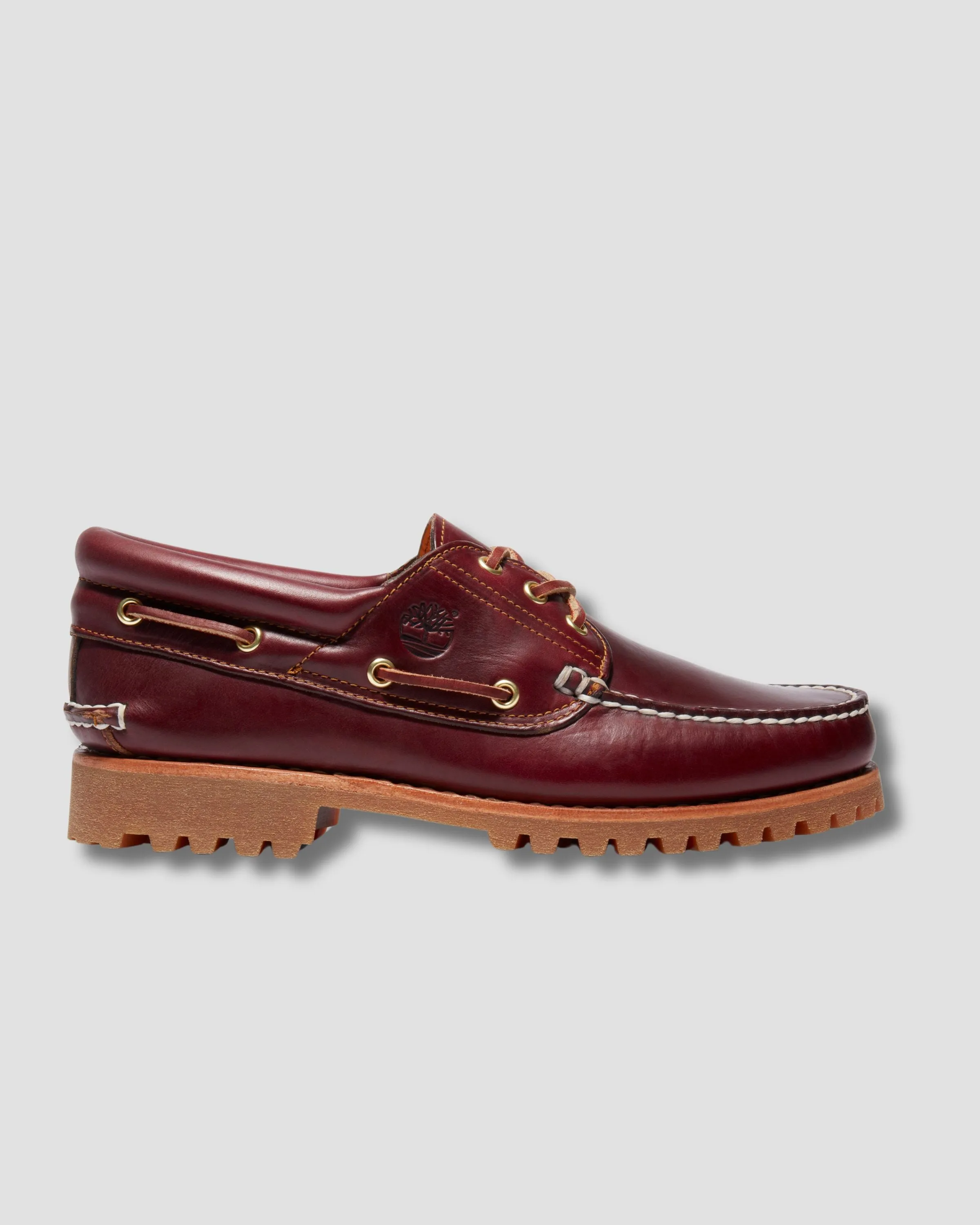Timberland® Men’s 3-Eye Lug Handsewn Boat Shoe