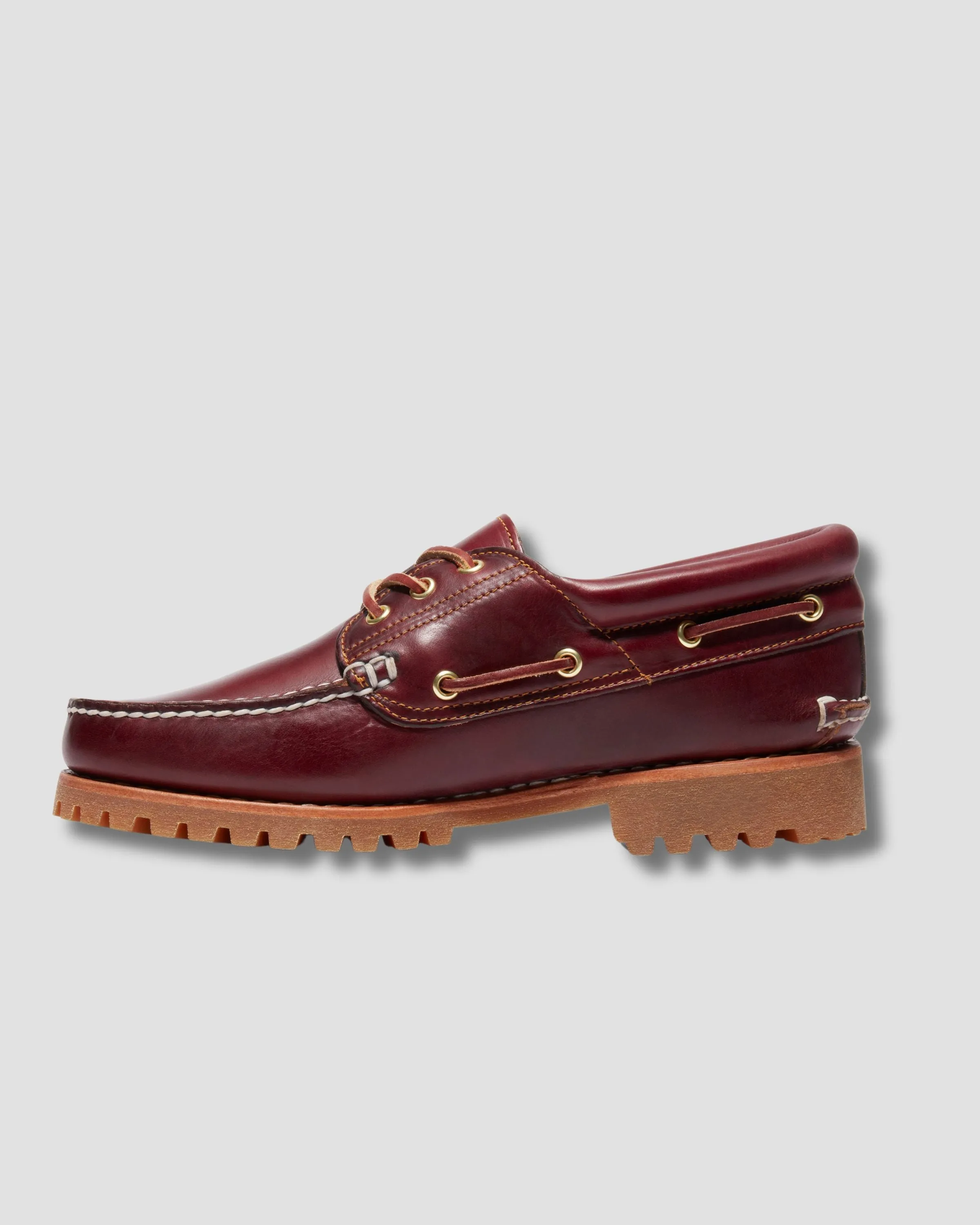 Timberland® Men’s 3-Eye Lug Handsewn Boat Shoe