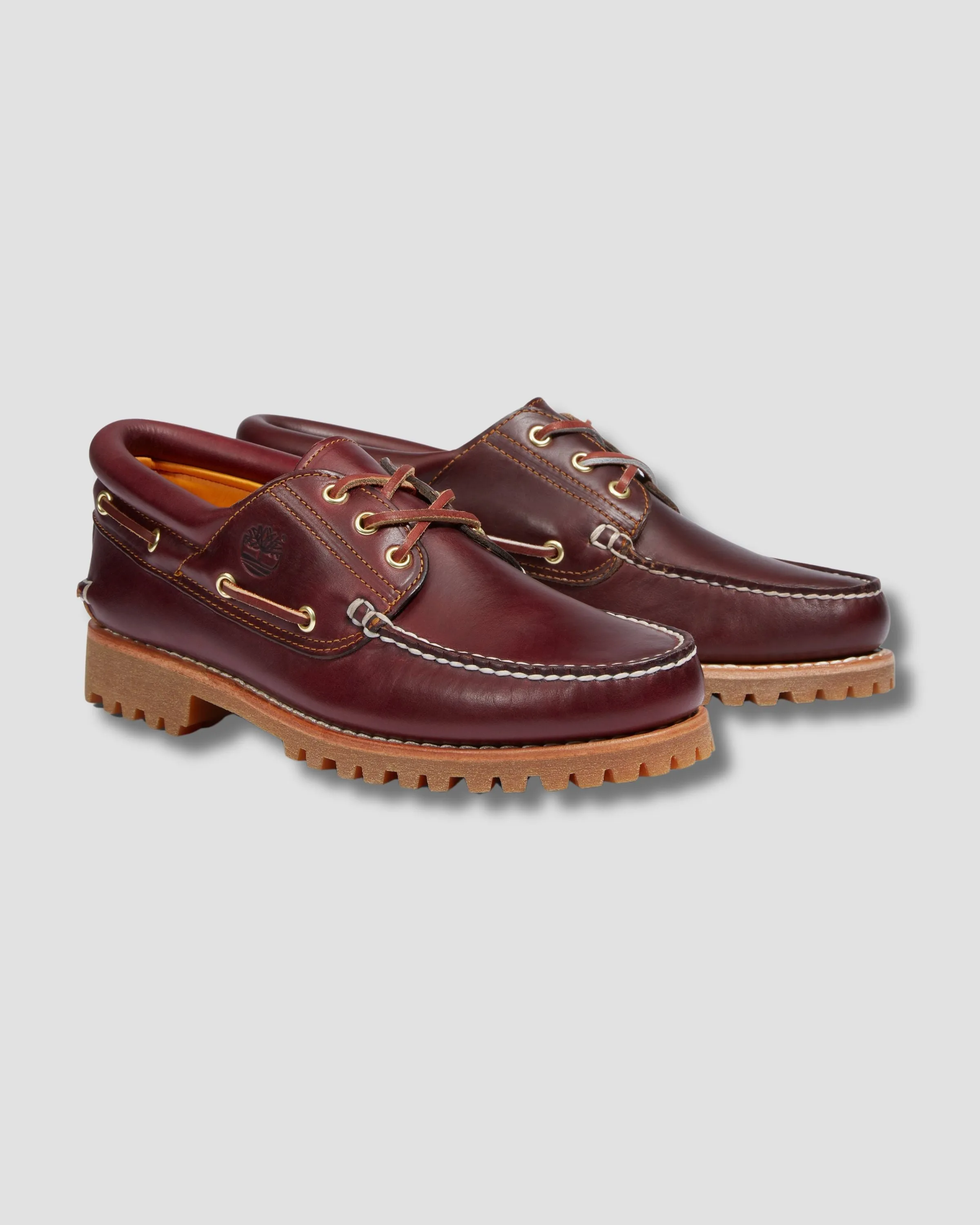Timberland® Men’s 3-Eye Lug Handsewn Boat Shoe