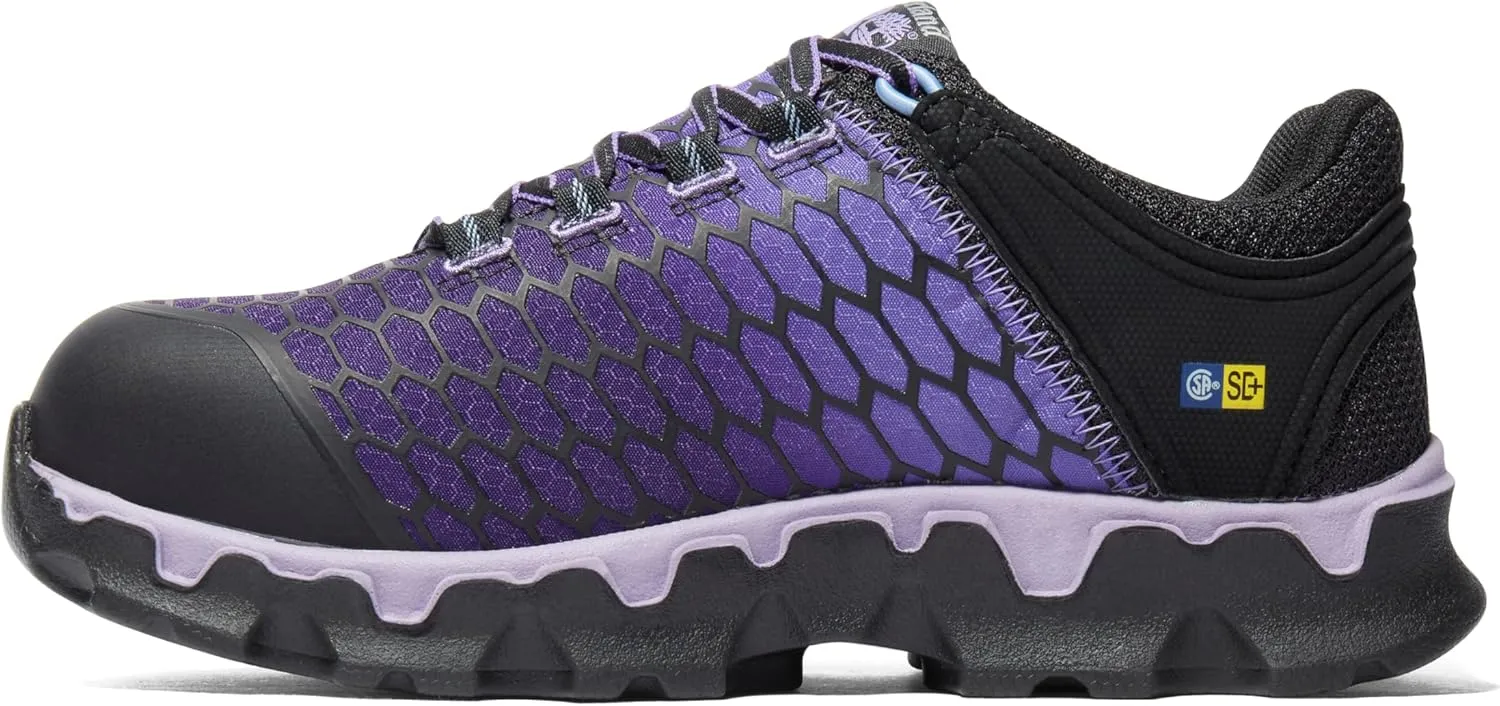 Timberland PRO Women's Powertrain Sport Alloy Safety Toe Static Dissipative Industrial Athletic Work Shoe