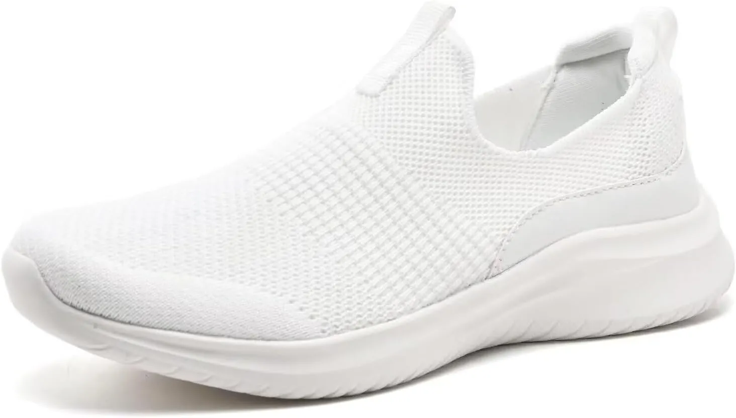 TIOSEBON Women's Walking Tennis Shoes Knit Slip on Mesh Comfortable Sneaker