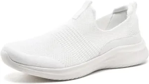 TIOSEBON Women's Walking Tennis Shoes Knit Slip on Mesh Comfortable Sneaker