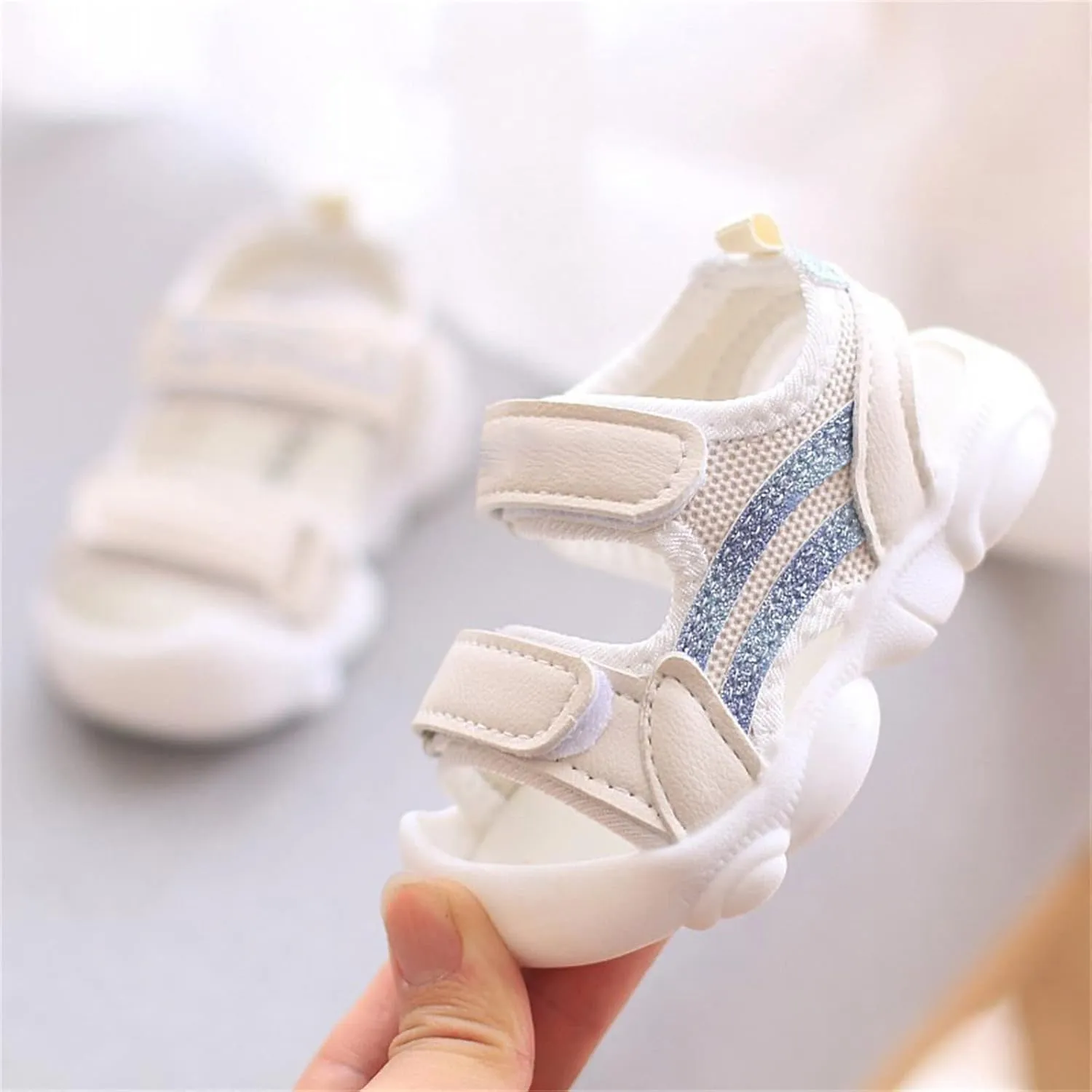 Toddler Foam Sole Sandals Open Toe Soft Slide Sandal Baby Infant Summer Casual Light Comfy Slip On Shoes Outdoor Trendy