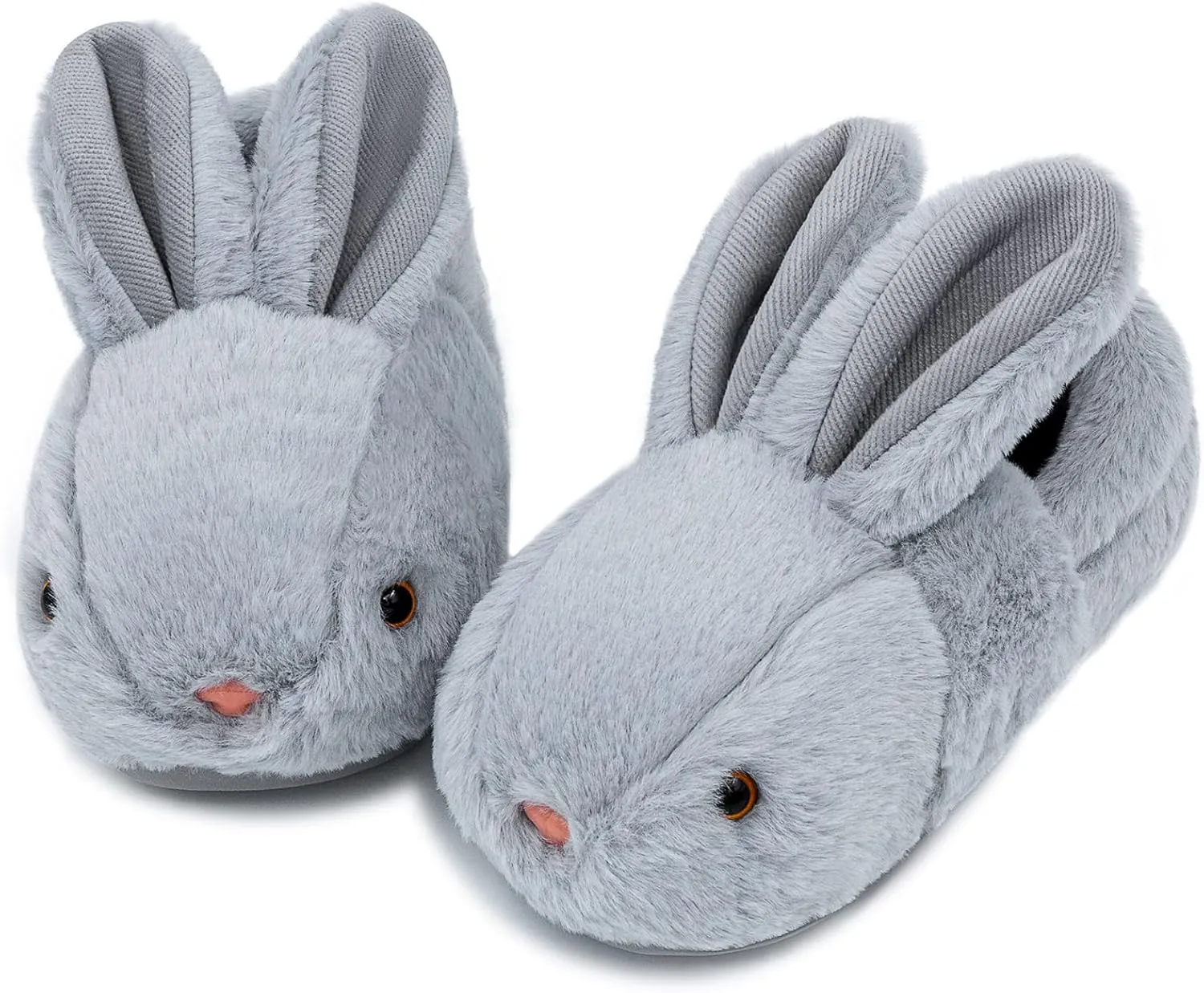 Toddler Slippers Boys Girls Slipper Soft Cozy Cute Bunny Warm Non-Slip Shoes Winter House Shoes Indoor for Little Kids