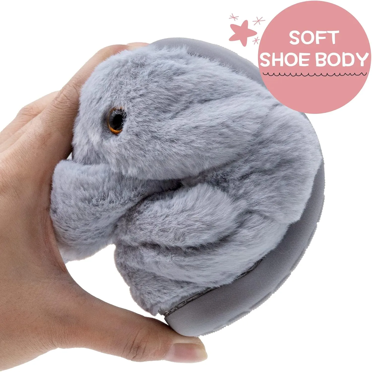 Toddler Slippers Boys Girls Slipper Soft Cozy Cute Bunny Warm Non-Slip Shoes Winter House Shoes Indoor for Little Kids