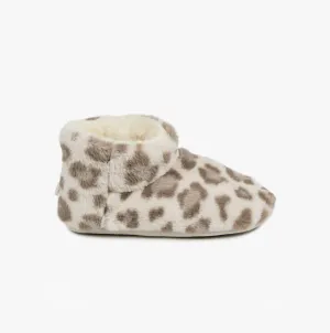 Totes Toasties FAUX FUR ANIMAL SHORT Boot Slippers Womens Animal Print