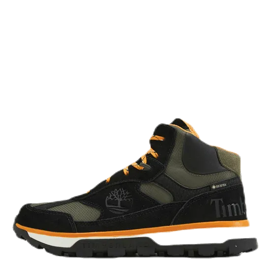Trail Trekker Mid GTX® Jr Orange/Black/Yellow