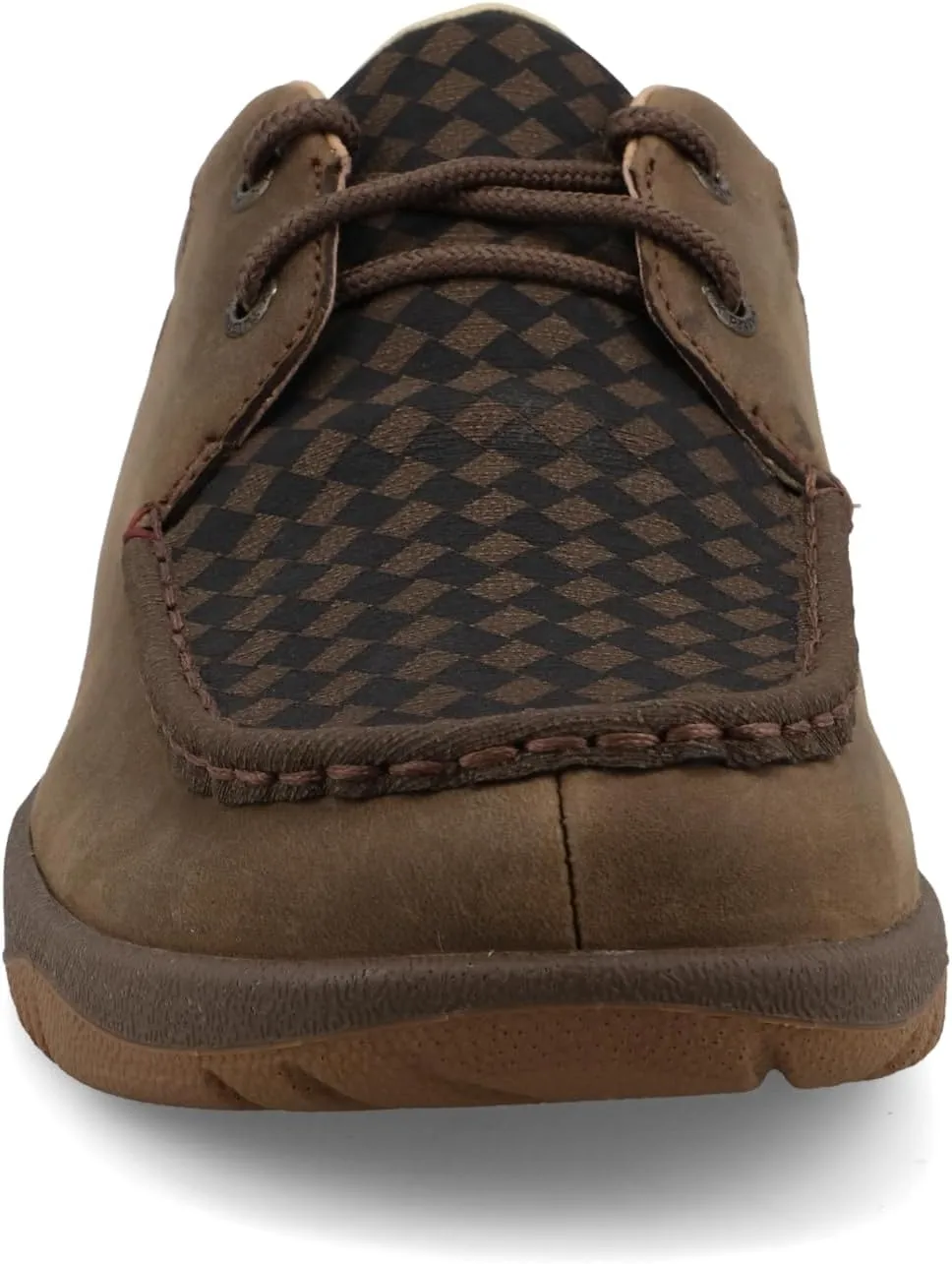 Twisted X Men's Boat Shoe, Moc Toe
