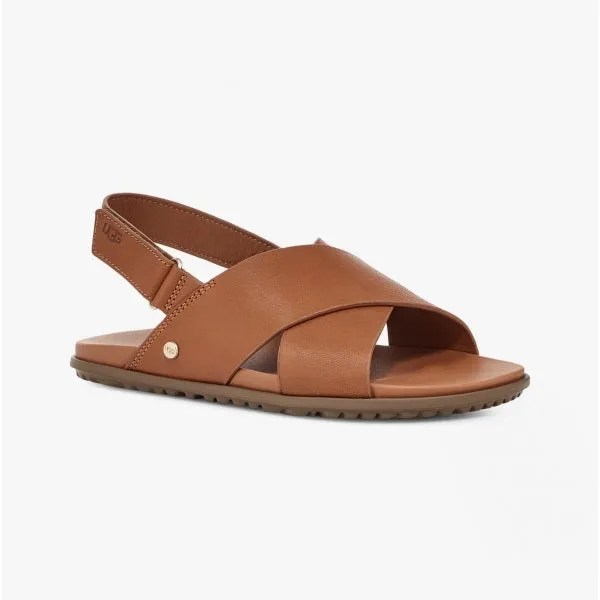 UGG SOLIVAN SLINGBACK Womens Leather Sandals Tan