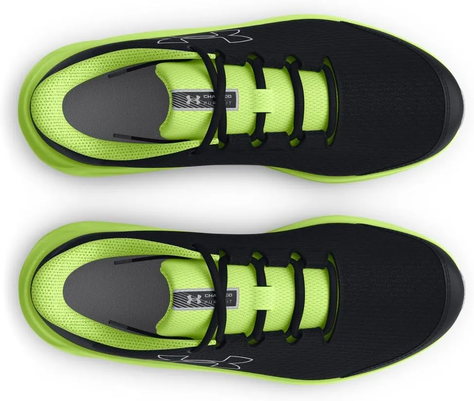 Under Armour Boys' Grade School Charged Pursuit 3 Big Logo Sneaker
