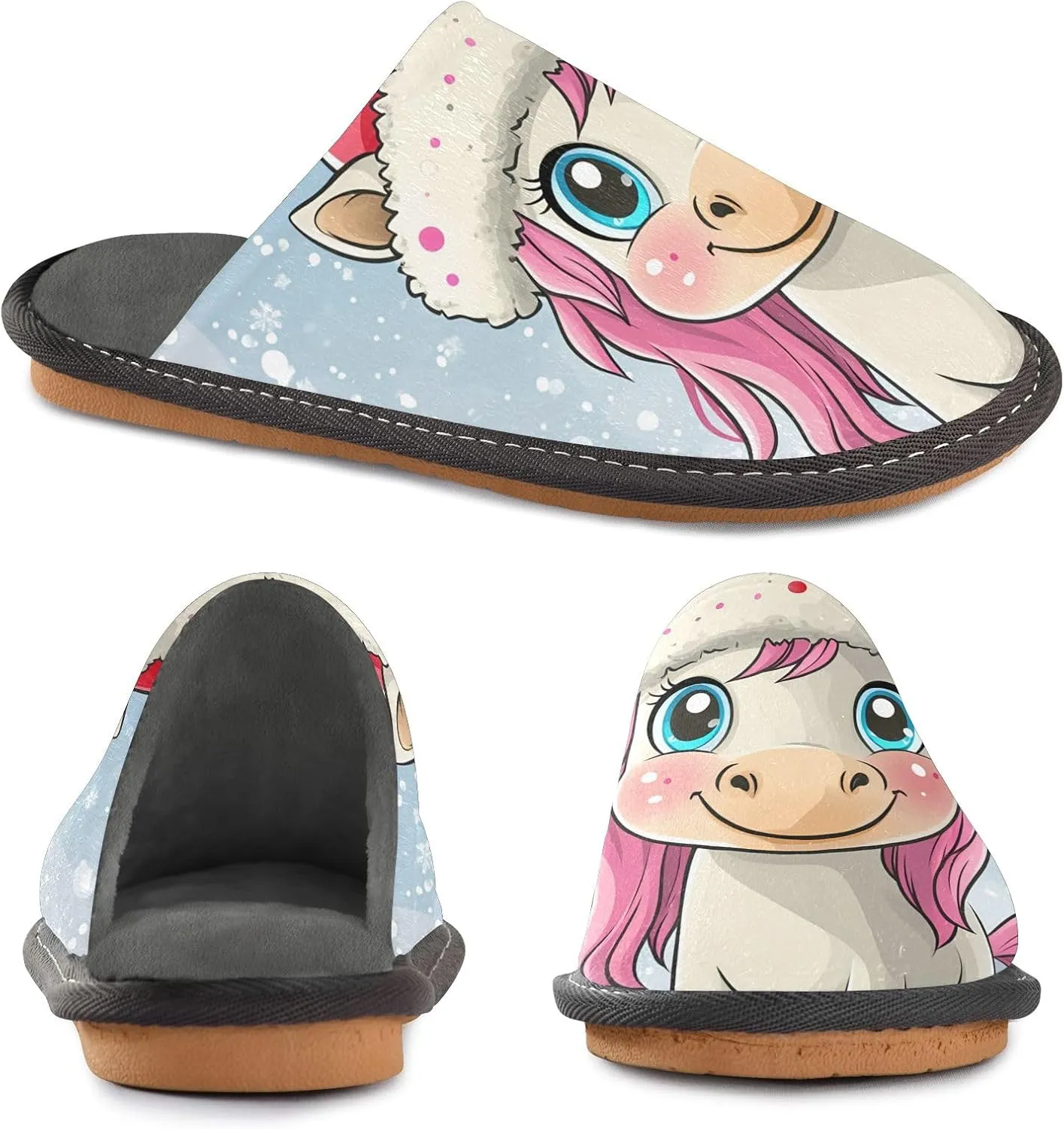 Unisex Slippers for Home Womens Bedroom Shoes Indoor Outdoor Slippers