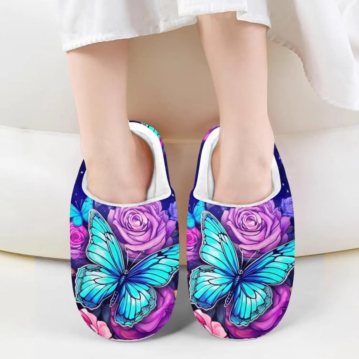 Upetstory Girls Boys Warm Slipper Winter House Slippers for Kids Size 9-14.5