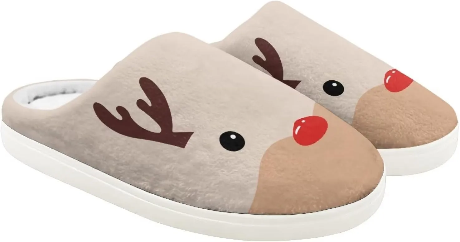 US 9-US 14.9 Unisex Girls and Boys Plush Slippers House Bedroom Shoes Warm Cozy Lightweight Kids Shoes