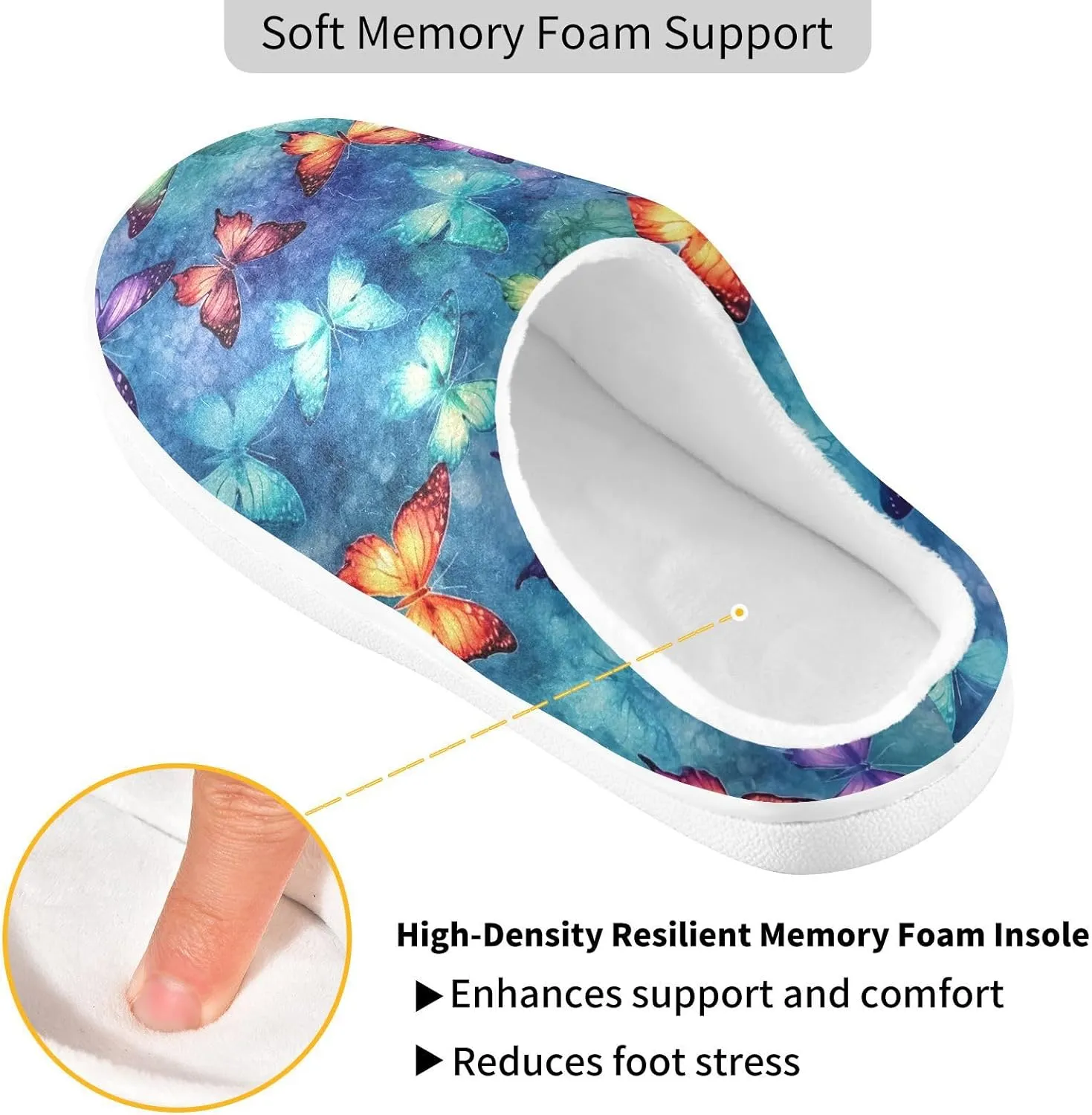 Valentine's Day Red Heart Couple Slippers for Women Men Indoor Slippers Memory Foam Fuzzy Slippers House Shoes for Indoor Outdoor Size 6/7 214a5400