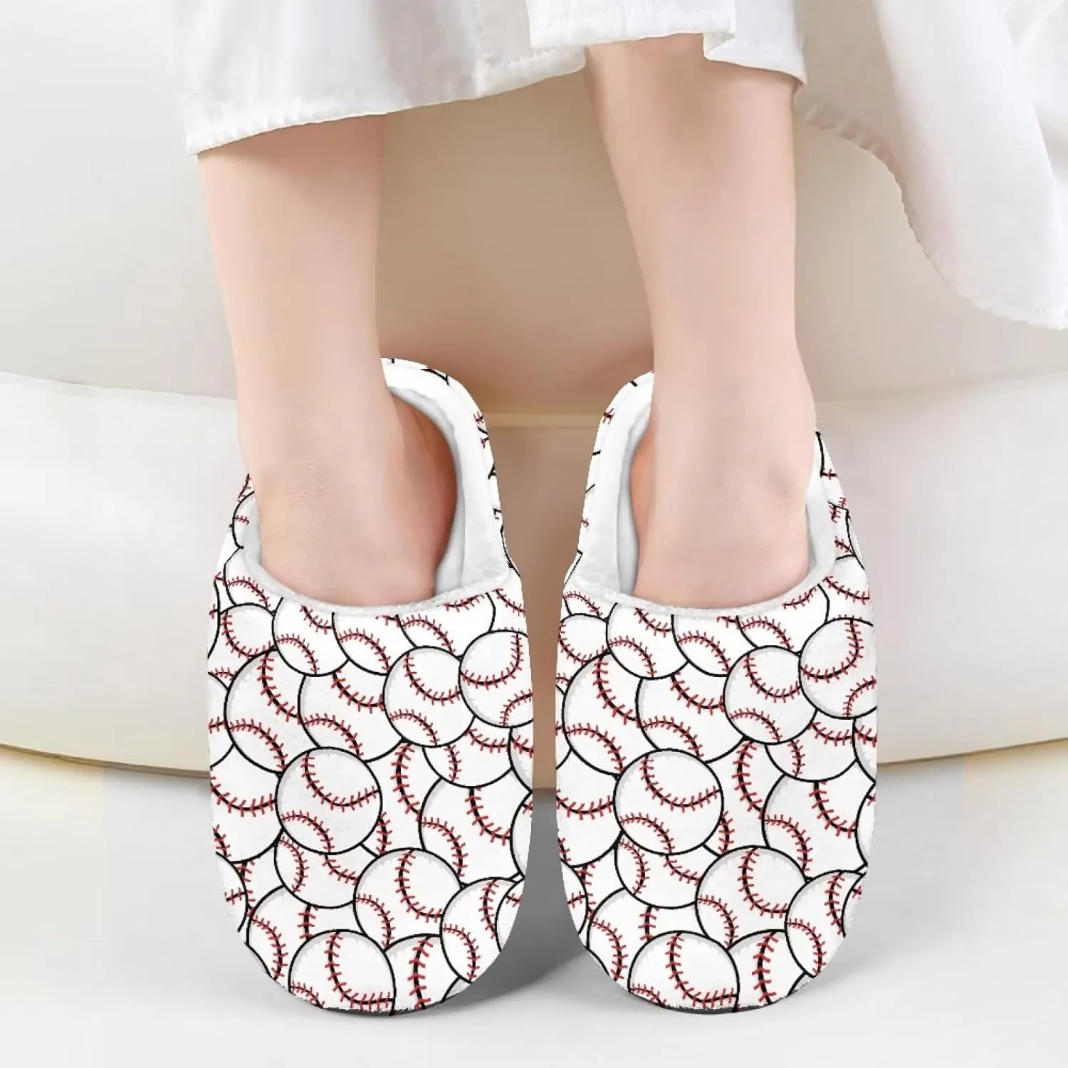 Veniyate Plush Warm Slippers for Girls Boys Kids Toddlers Winter Indoor House Home Shoes