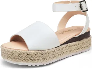 Vepose Women's 400A Platform Wedge Sandals, Summer Espadrilles Sandals with Ankle Strap