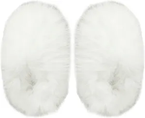 Verdusa Women's Furry Faux Fur House Slippers Warm Home Slipper Shoes