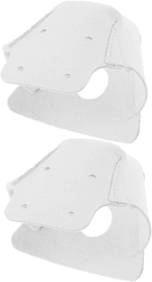 VICASKY 1 Pair Roller Skate Shields Quad Skate Front Protectors Ice Skate Toe Caps Guards Ice Skating Shoe Protective Covers with 4 Holes
