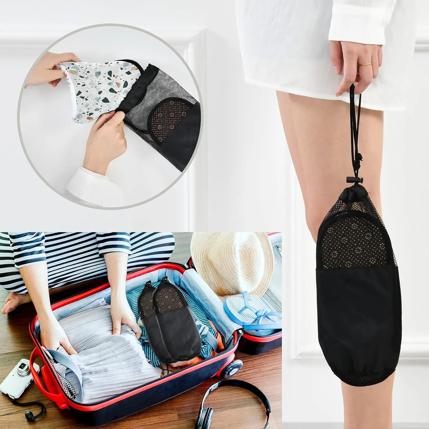 visesunny Venetian Style Natural Stone Granite Quartz Marble Pattern Cozy Fuzzy Womens Memory Foam House Slippers Plush Fleece Indoor Outdoor Slipper