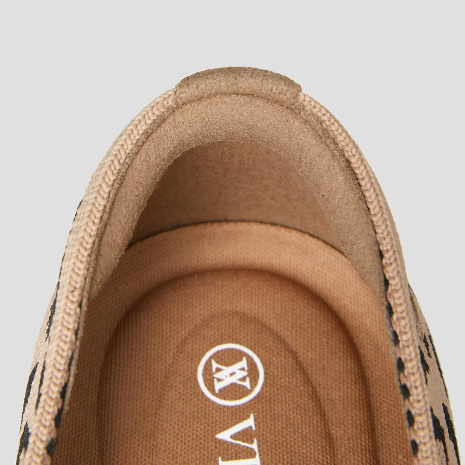 VIVAIA Samanth Women's Casual Flats Slip on Washable Loafer Flats Shoes Comfortable Square-Toe Style