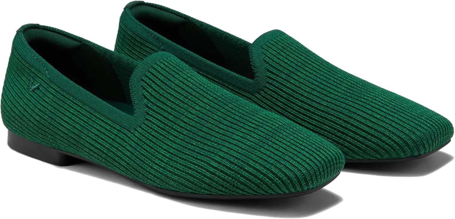VIVAIA Samanth Women's Casual Flats Slip on Washable Loafer Flats Shoes Comfortable Square-Toe Style