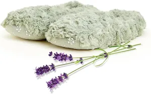 warmies Microwaveable House Slippers for Women - Plush, Soft & Fuzzy Indoor Slippers with Backs & Non-Slip Memory Foam Soles - Cozy Warm Ladies Slipper