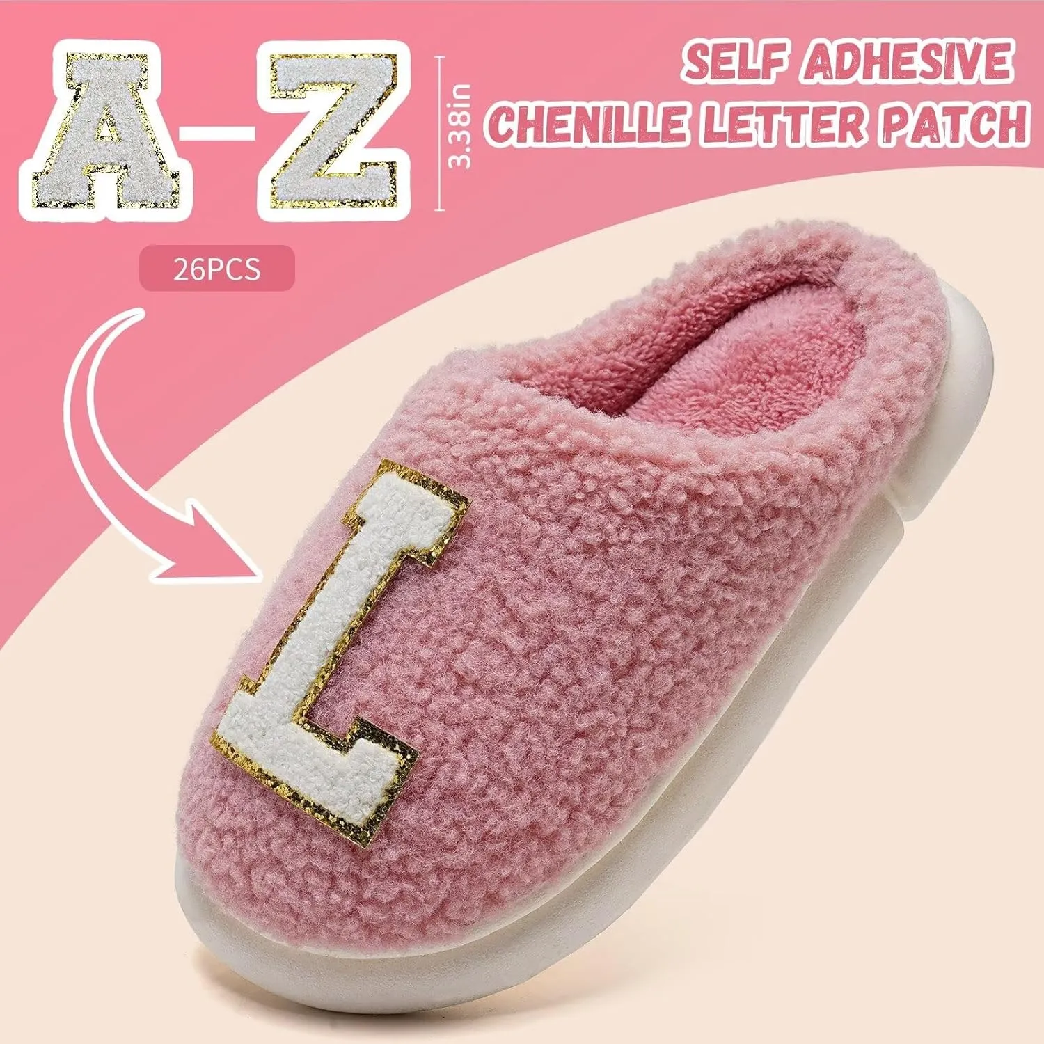 WateLves Women's Pillow Warm Memory Foam Slippers Comfortable Cute House Shoes Lightweight Fuzzy Christmas Slippers