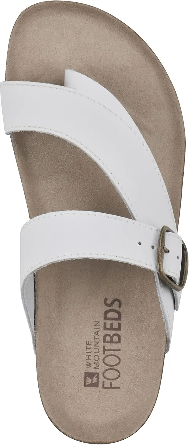 WHITE MOUNTAIN Carly Signature Comfort-Molded Footbed Sandal